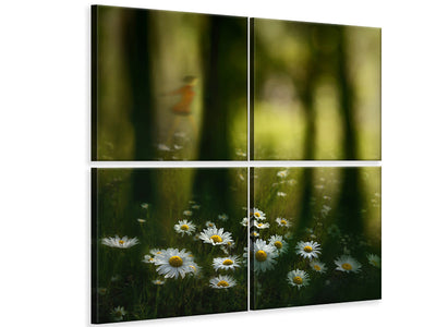 4-piece-canvas-print-in-the-wood