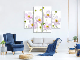 4-piece-canvas-print-japanese-anemones