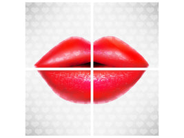 4-piece-canvas-print-kiss