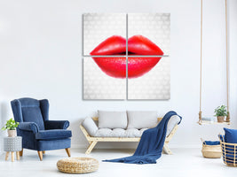 4-piece-canvas-print-kiss