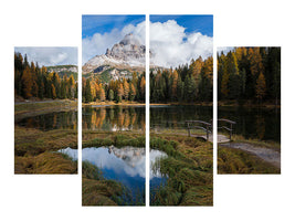 4-piece-canvas-print-lake-antorno