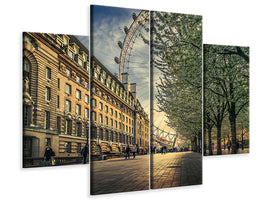 4-piece-canvas-print-last-daylights-at-the-london-eye