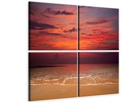 4-piece-canvas-print-line-on-the-sand