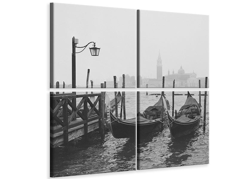 4-piece-canvas-print-morning-in-venice