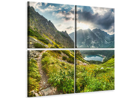 4-piece-canvas-print-mountain-views