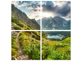 4-piece-canvas-print-mountain-views