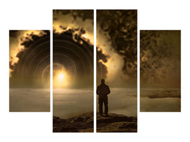 4-piece-canvas-print-mystic-mood-in-solitude