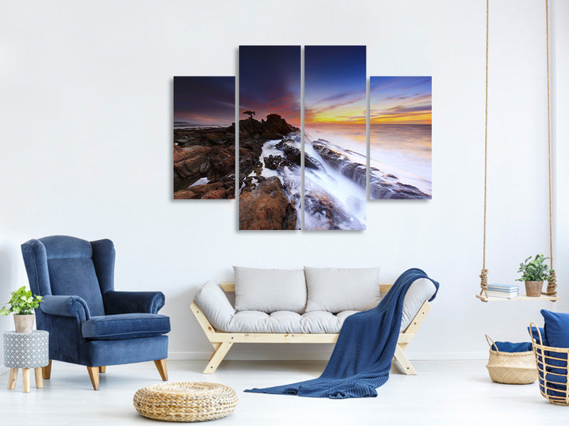 4-piece-canvas-print-natural-force-water