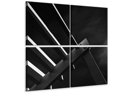 4-piece-canvas-print-pergola