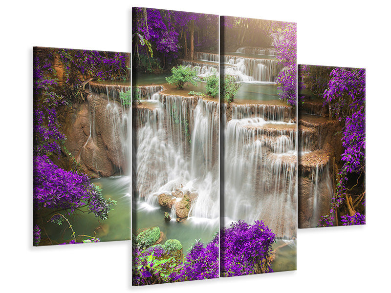 4-piece-canvas-print-photowallpaper-garden-eden