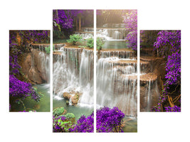 4-piece-canvas-print-photowallpaper-garden-eden