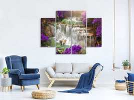 4-piece-canvas-print-photowallpaper-garden-eden