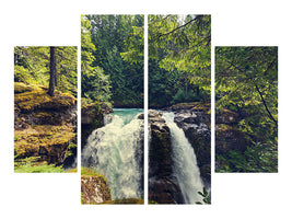 4-piece-canvas-print-river-current