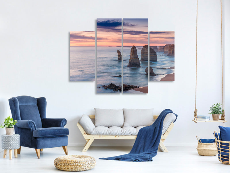 4-piece-canvas-print-rocks-in-the-surf