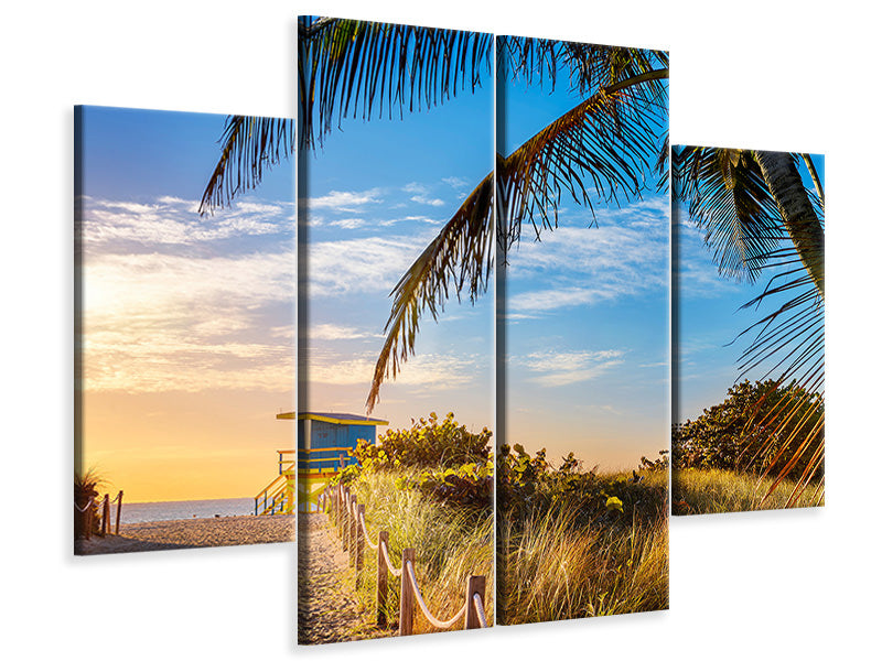 4-piece-canvas-print-sand-grains