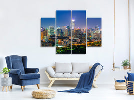 4-piece-canvas-print-skyline-one-night-in-bangkok