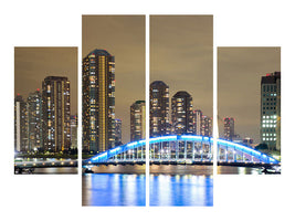 4-piece-canvas-print-skyline-tokyo-at-night