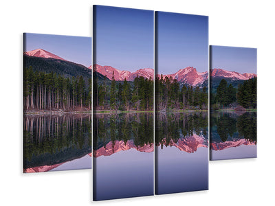 4-piece-canvas-print-sprague-lake-rocky-mountains