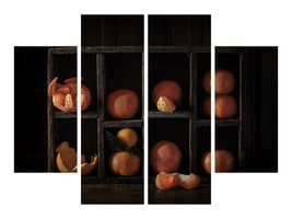 4-piece-canvas-print-still-life-with-oranges