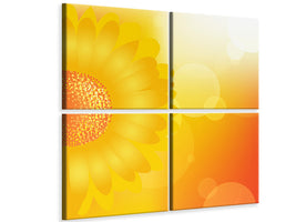 4-piece-canvas-print-sunflower-power-s