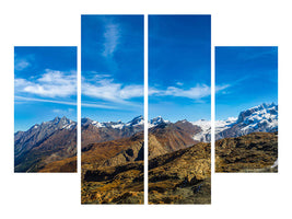 4-piece-canvas-print-swiss-alps-in-spring