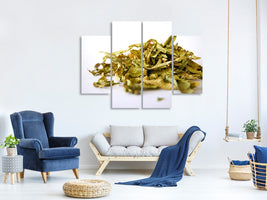 4-piece-canvas-print-tea-leaves