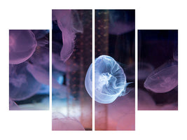 4-piece-canvas-print-the-beauty-of-jellyfish