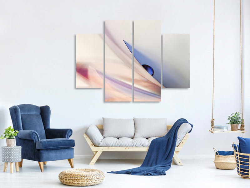 4-piece-canvas-print-the-blue-drop-ii