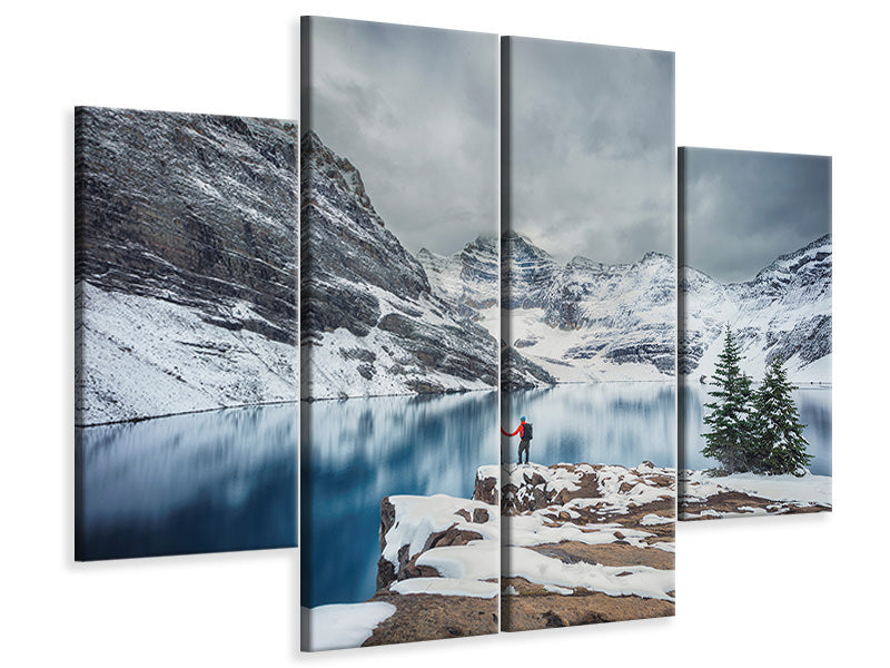 4-piece-canvas-print-the-mountains-and-me