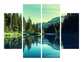 4-piece-canvas-print-the-music-of-silence-in-the-mountains