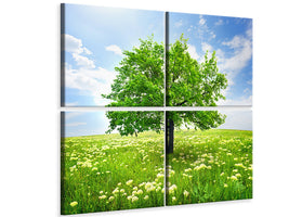 4-piece-canvas-print-the-tree