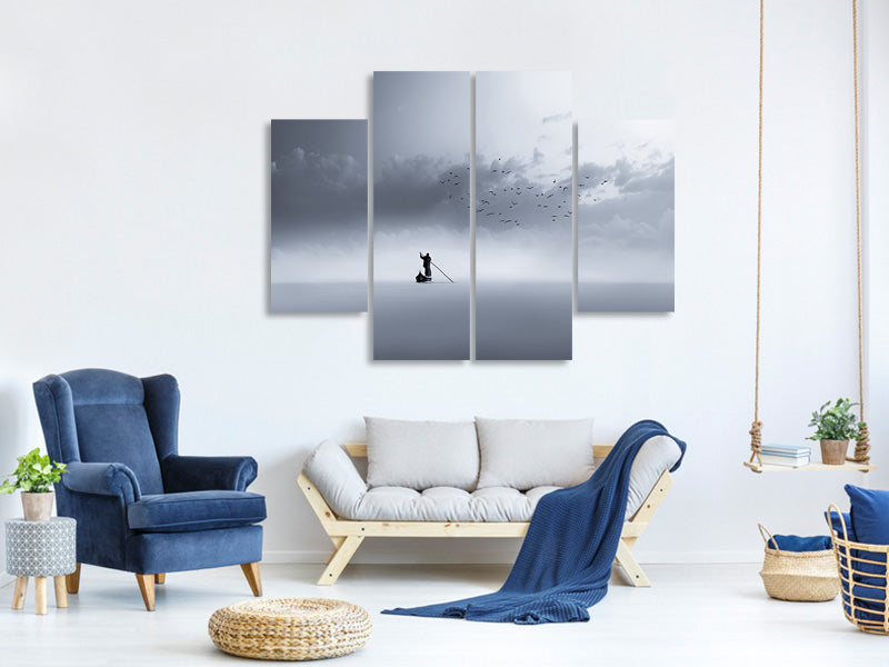 4-piece-canvas-print-the-way-back