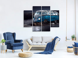 4-piece-canvas-print-vw-kleinbus