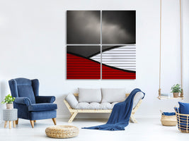 4-piece-canvas-print-wavy-red-white-roof