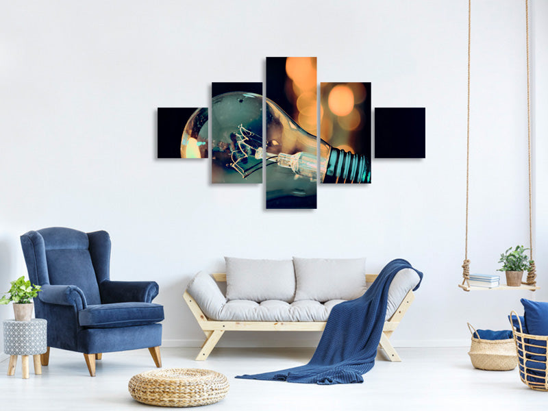 5-piece-canvas-print-a-lightbulb