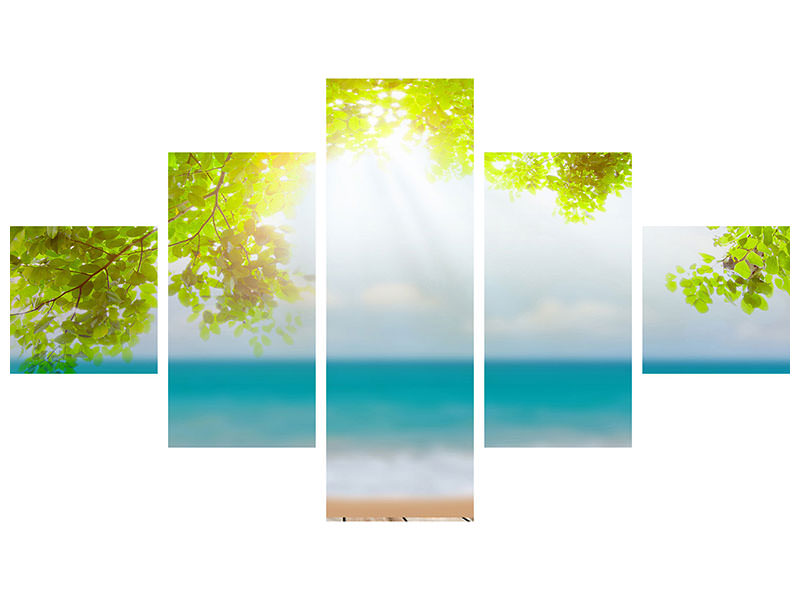 5-piece-canvas-print-beach-terrace