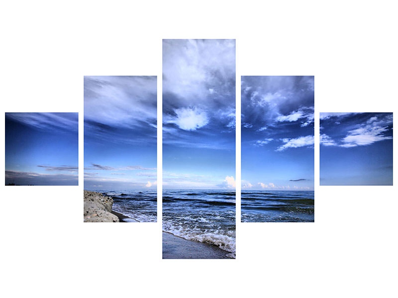 5-piece-canvas-print-beach-waves