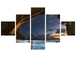 5-piece-canvas-print-cathedral-cove