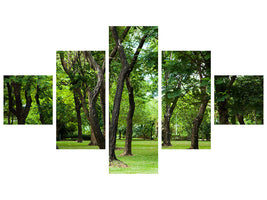 5-piece-canvas-print-cherry-garden