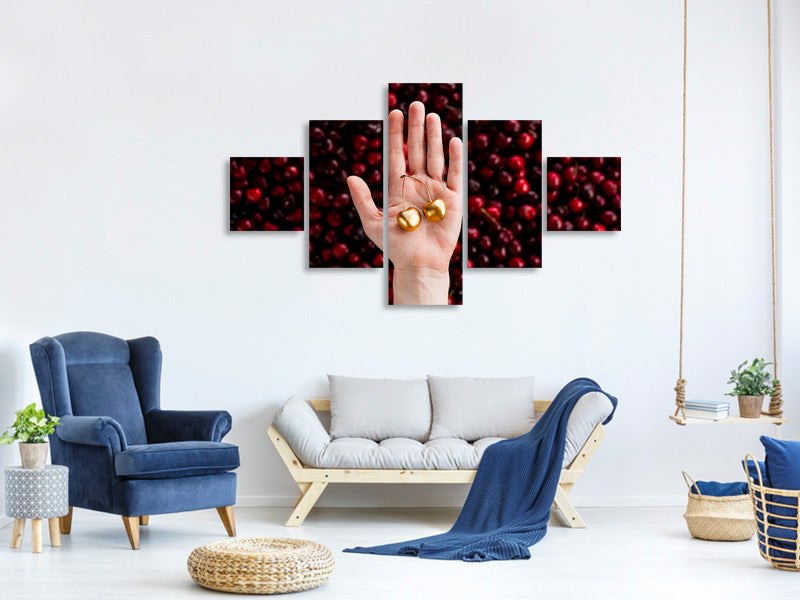 5-piece-canvas-print-cherry-picking