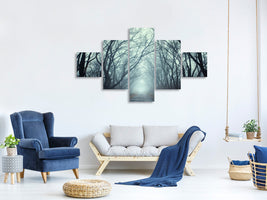 5-piece-canvas-print-cloud-forest