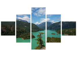 5-piece-canvas-print-diablo-lake