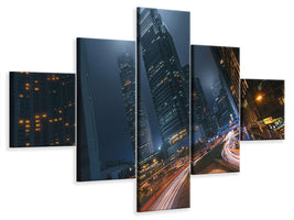 5-piece-canvas-print-driving-hong-kong