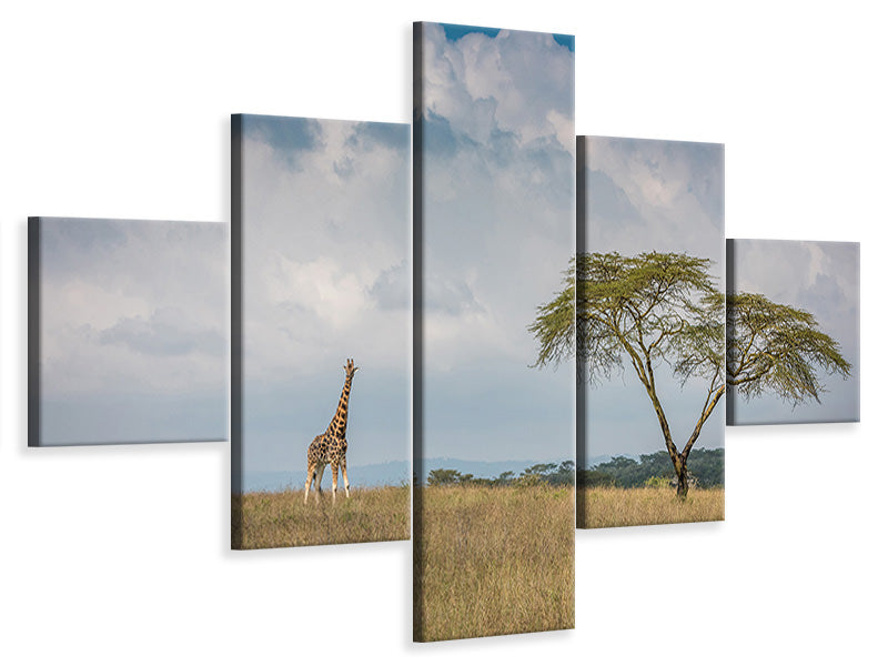 5-piece-canvas-print-east-africa