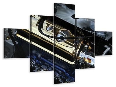 5-piece-canvas-print-engine-tuning