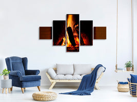 5-piece-canvas-print-fire-in-the-chimney