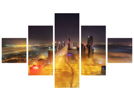 5-piece-canvas-print-fog-invasion