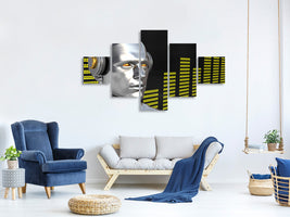 5-piece-canvas-print-futuristic-dj