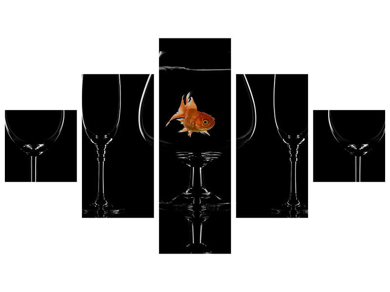 5-piece-canvas-print-glass-fish