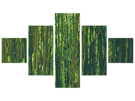 5-piece-canvas-print-in-the-middle-of-the-bamboo